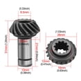 thumbnail image 4 of Upgraded Working Head Drive Gear Kit Trimmer Gear Easy Installs 9 Teeth/7 Teeth/Square Hole Suiatble for Trimme, 4 of 18