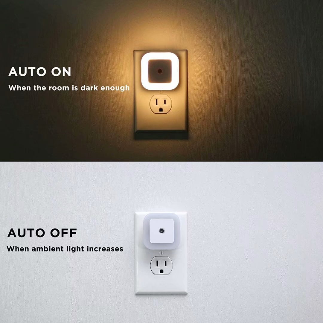 Veilleuse Avec Capteur Crépusculaire, Lohas Luminosité Réglable À L'Infini Très Bon Pour Chambre