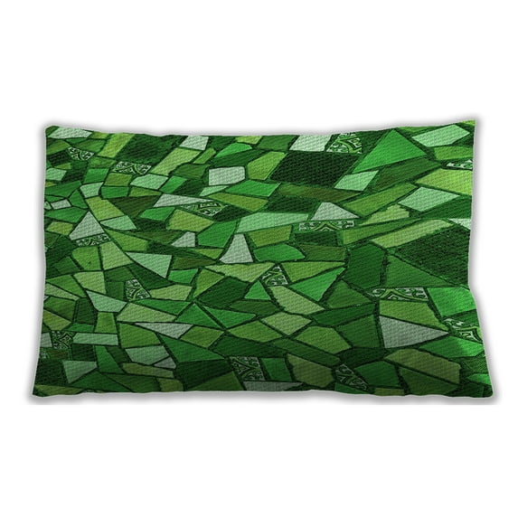 Ahgly Company Indoor Rectangular Contemporary Lumbar Throw Pillow, 13 inch by 19 inch
