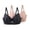 Gray, variant on SYMOID Women's Plus Size 44C Bras 2 Pack - Comfortable Supportive with Lace Trim, Molded Cups, Adjustable Straps, Black