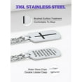 thumbnail image 5 of PROSTEEL Cross Necklace for Men Stainless Steel Dog Tag Bible Verse Pendant Chain Christmas Jewelry Gifts for Son, 5 of 8