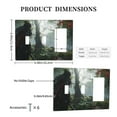 thumbnail image 3 of Game Graphics Switch Cover Decorative Wall Plate 3-Gang 2-Toggle 1-Decor Standard Size, 3 of 5