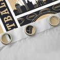 thumbnail image 4 of jejeloiu American Rugby City Curtains Pack of 2 (42x84 Each),Gold Sport Helmet Curtains Blackout For Kids, 4 of 6