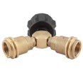 thumbnail image 4 of Tank Gas Propane y splitter Tee Adapter Connector Valve for Outdoor BBQ Cylinder, 4 of 4