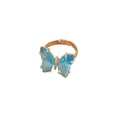 thumbnail image 1 of PVCS Bague Ajustable Papillon Couleur Unie Créative pour Femmes avec Ouverture, 1 of 4
