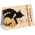 thumbnail image 4 of Tarjeta de aniversario y San Valentín con gato Missonemi 13,5 x 20,5 cm, 4 of 6