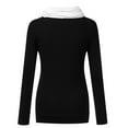 thumbnail image 5 of gakvbuo Maternity Shirts For Women Women's Pregnant Nursing Baby Maternity Joint Tops Blouse Outwear Clothes, 5 of 6