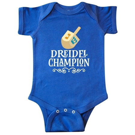 

Inktastic Hanukkah Dreidel Champ Gift Baby Boy or Baby Girl Bodysuit