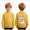 # Yellow, variant on Toddler Boys Halloween Shirt for 3t 4t Halloween Kids Skeleton Pumpkin Ghost Shirt Crewneck Long Sleeve Graphic Top Toddler to Youth Boys Clothes Size 3-4 Years