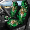 thumbnail image 3 of Xoenoiee 4 Piece Auto Interior Seat Cover Palm Monstera Leaves Tiger Print Car Seat Covers Set Auto Rear/Front Seat Protector Ultra Soft Car Bench Covers Universal Fit for SUV Sedan Van, 3 of 7