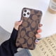 thumbnail image 1 of Funda de lujo para iPhone 13 Pro Max, funda de marco de TPU con placa de identificación de metal de cuero ultrafino para iPhone 13 Pro Max 6,7 pulgadas, 1 of 1