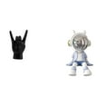 thumbnail image 1 of Escultura De Estatua De Astronauta Con Gesto De Mano De Roca, Figura Creativa Con Señal De Mano Para Apartamento, Dormitorio, Restaurante, Estantería, Entrada, Sala De Estar, Decoración, 1 of 8