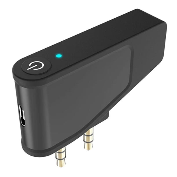 Adaptador de vuelo de avión con Bluetooth 5.3, transmisor A2DP para auriculares inalámbricos con cancelación de ruido Aonic 40 50