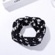 thumbnail image 5 of Bonita bufanda de cachemira de imitación para bebé, de moda de primavera y otoño, suave y cómoda, con estampado de estrellas, puntos y letras, cuello babero, 5 of 5