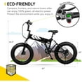 thumbnail image 4 of SWAGTRON EB-8 Fat Tire 650W Electric Bicycle Removable Battery off Road Foldable Ebike for Adults & Teens Dual Disk Brakes 7-Speed Shifting Built for Trail Riding, 4 of 7