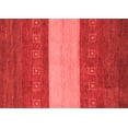 thumbnail image 1 of Ahgly Company Indoor Rectangle Abstract Red Modern Area Rugs, 5' x 7', 1 of 4