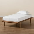 thumbnail image 6 of Bowery Hill Walnut Brown Finished Wood Twin Size Platform Bed Frame, 6 of 7