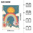 thumbnail image 2 of FORMRS 1-Subject Spiral Notebook 8" x 5" College Ruled 60 Refillable Sheet A5 Hard Cover, 2 Pack, Blue Rainbow, 2 of 7