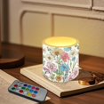 thumbnail image 3 of Kuiaobaty Daisy Flower Leaf Pattern 4 PCS Flameless LED Candle with Color Changing Control 4H 8H Timer Remote Electric Pillar Candle for Room Fall Home Decor Wedding Christmas Decorations, 3 of 7