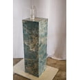 thumbnail image 4 of Pedestal For Artwork, Liquid Ocean Blue Made of Porcelain.  12" x 12" x 39"H, 4 of 8