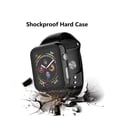 thumbnail image 4 of for 38mm Apple Watch Series 3 2 1 Nike+ Edition Case, Njjex [1-Pack] Built-in Screen Protector Overall Protective Case TPU Ultra-Thin Bumper Flexible Lightweight Cover -Black, 4 of 10