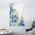 thumbnail image 1 of Watercolor Flower Tapestry, Motley Floret Motifs with Splash Anemone Iris Revival of Nature Theme, Wall Hanging for Bedroom Living Room Dorm Decor, 40W X 60L Inches, Blue Yellow, by Ambesonne, 1 of 2