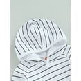 thumbnail image 5 of Bagilaanoe Toddler Baby Boy Long Pants Set Striped Long Sleeve Hoodie Pullover Tops + Sweatpants 6M 12M 18M 24M 3T 4T Kids Casual Sweatsuits, 5 of 8