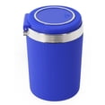 thumbnail image 5 of BUYISI Multifunctional Portable Car Ash Tray Cup Holder With Lid And Led Light Blue, 5 of 5