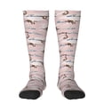 thumbnail image 2 of Lsque Cloud Sloth Printed Crew Socks Men's Women's LightWeight Thin Casual Calf Socks ,Knee High Socks,Cotton Socks, 2 of 9