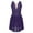 Purple, variant on Girls Sleeveless Strappy Back Ice Figure Skating Dress Gymnastics Competition Dance Costume Dusty Pink 16