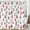 Red Gray, variant on Christmas Shower Curtain, Blue Merry Christmas Tree Bathroom Curtains Accessory, Winter Xmas Holiday Waterproof Fabric Shower Curtains Set for Bathroom Decor Set 72x72 Inch