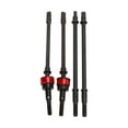 thumbnail image 3 of RC Drive Shaft CVD Set, Wear Resistant Adjustable Reliable Front Rear Axle CVD Straight Drive  For Axial SCX10 For 1/10 RC Car ANGGREK Rojo, 3 of 8