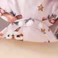 thumbnail image 5 of JFOPQVSM Baby Girls Christmas Comfortable and Breathable Long Sleeved Dress Cute Cartoon Print Bodysuits, 5 of 7