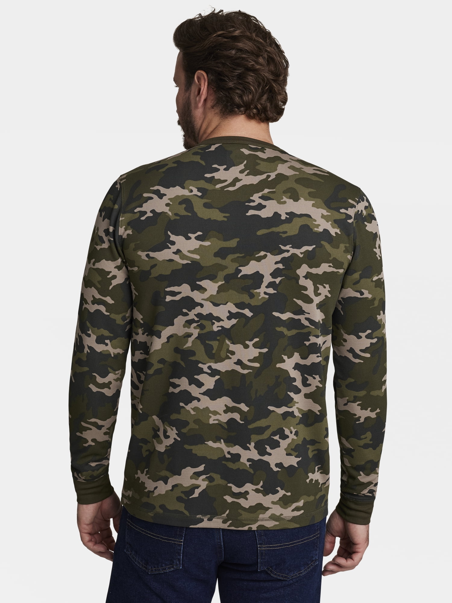 John Deere Men’s Warmth Shield™️ Long Sleeve Thermal Pocket Henley, Sizes S - 3XL