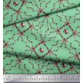 thumbnail image 2 of Soimoi Purple polyester Crepe Fabric Artistic Waves Abstract Printed Craft Fabric by the Yard 52 Inch Wide, 2 of 5