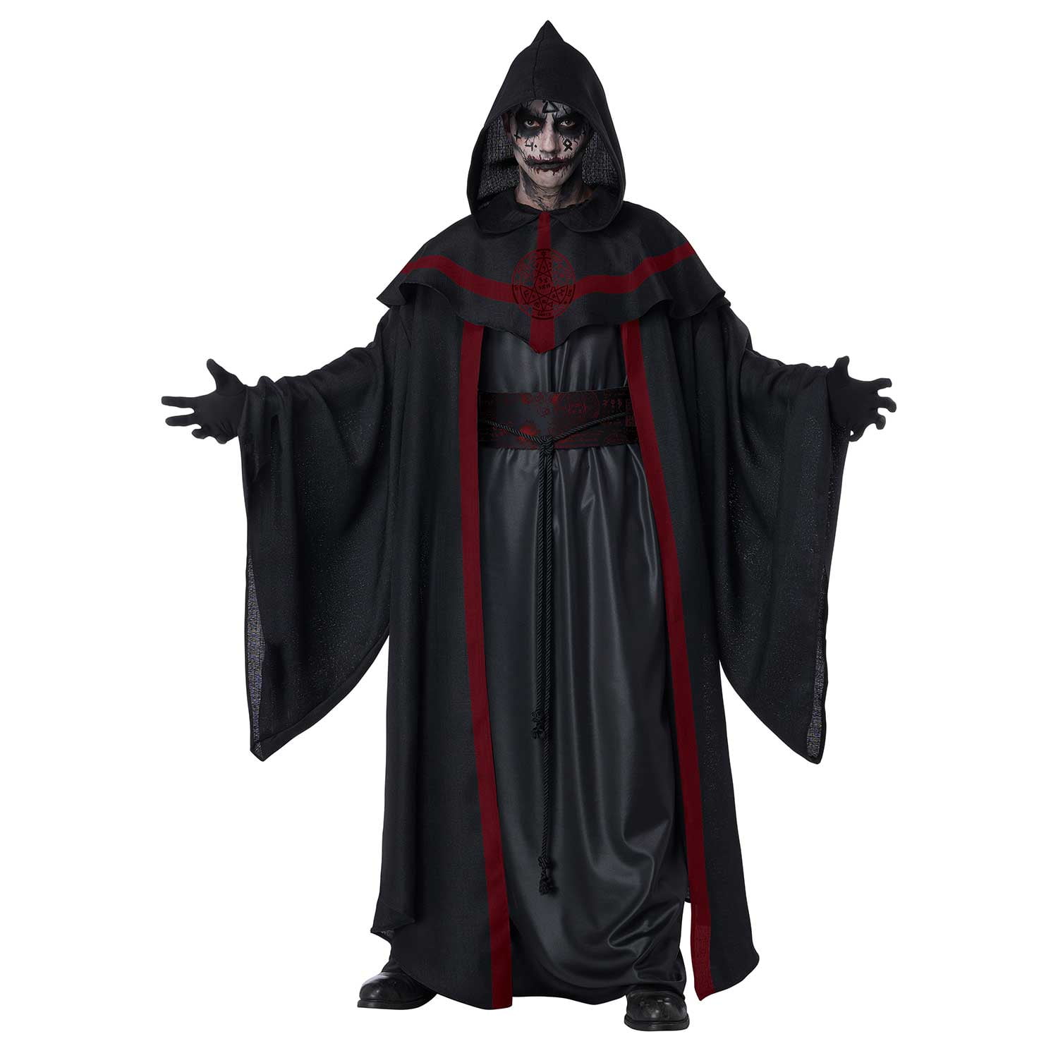 Adult Mens Dark Rituals Satanic Robe Costume size S/M 