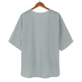 thumbnail image 7 of BODOAO Kimono Cardigans for Women Women's Chiffon Short Sleeve Open Front Cardigan Lightweight & Breathable Summer Cover Up for Casual & Wear Gn1 Xl, 7 of 7
