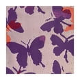 thumbnail image 4 of Acheng Butterflies Purple Silk Screen Square Tablecloth Full Width Single-Sided Printing 100% Polyester Fiber 40*40, 4 of 8
