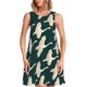 thumbnail image 1 of Fotbe Flying Swans Vestido de Verano sin Mangas para Mujer – Vestido Midi Línea A, Estilo Camiseta Floral, Vestido Playero Casual y Fluido, 1 of 7