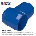 thumbnail image 2 of FORMUFIT PVC Fitting, Slip Slip Tee Hinge, Furniture Grade, 1/2” Size, Blue, 10-Pack (F012STE-BL-10), 2 of 7