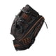 thumbnail image 4 of Wilson 2024 A1000 1787 11.75 Guante de béisbol Infield - Tiro a la derecha Negro/Naranja, 4 of 8