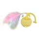thumbnail image 5 of Juguete interactivo para gatos, pelota rodante para gatos, juguete para gatos adultos, gatitos, gatos de interior, cachorros amarillo con plumas, 5 of 8
