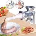 Manual Meat Grinder Kitchen Mincer Pasta Maker Sausage Stuffer Hand