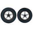 thumbnail image 4 of Electric Scooter Tire Hub Set, Shock Resistance Flexible Adjustment Anti Slip High Strength Electric Scooter Rear Tire  For Different Road Conditions Blue, 4 of 8