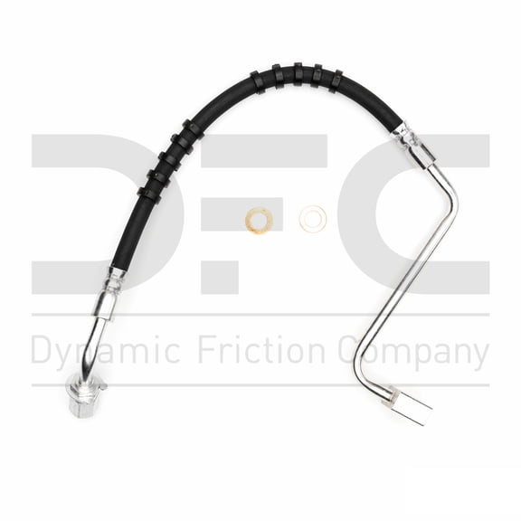 Front Left Dynamic Friction Company Brake Line Hose 350-54082 For 2008-2009 Mercury Sable, 2008-2012 Ford Taurus