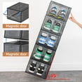 thumbnail image 6 of OKENTEN Thicken & Sturdy 10 Pack Shoe Organizer Stackable,Shoe Containers for Sport Sneaker Display,Upgraded Sturdy Shoe Storage Box,Plastic Shoe Box,Black, 6 of 7