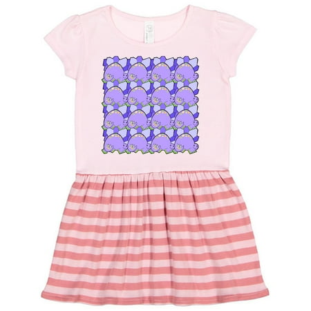 

Inktastic Stegosaurus Dinosaur Pattern Autism Affected Gift Toddler Girl Dress