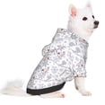 thumbnail image 2 of Balery Elegant ice skates snowflakes Sudadera con Capucha para Perros Pequeños – Ropa para Mascotas, Disfraz para Perros y Gatos, Ideal para Fiestas y Cosplay-X-Small, 2 of 7