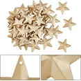 thumbnail image 5 of 50PCS 1" Matte Gold Metal Star Decor Barn Star With Hole Iron Vintage Wall Arts Hanging Wall Decors, 5 of 9