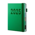 thumbnail image 1 of Notebooks, Furenl 2025 School Year Planner 2025 Monthly Labels Daily Notepad Double Bound Pocket Folder Sticky Notes, 1X Notebook, 1 of 9